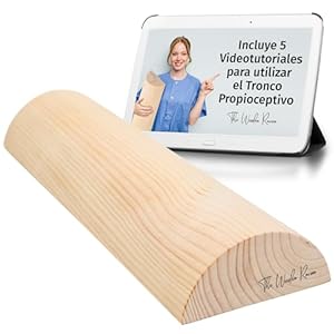 TWR Propriozeptiver Beckenbodentrainer Holzrolle 49,5 cm