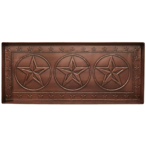 HF by LT Antlers Pattern Metal Boot-Tray 30 x 13 inches Antique Zinc Finish product thumbnail 19