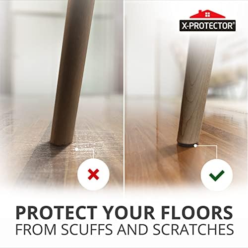 FURNITURE PADS X-PROTECTOR - NON SLIP PADS - PREMIUM 8 pcs 50mm - Floor Protectors - Rubber Feet for Furniture Feet  Ideal Floor Protector Pads for Keep in Place Furniture. STOP YOUR FURNITURE!