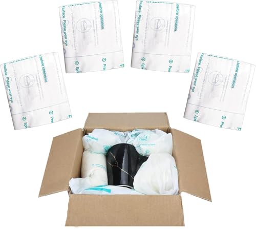 4Pcs 14”x16” Expanding Foam Packaging for PC Components & Valuables, Self-Forming Cushioning Material for Electronics/Unique-Form Devices, Shape-Conforming Shipping Protection