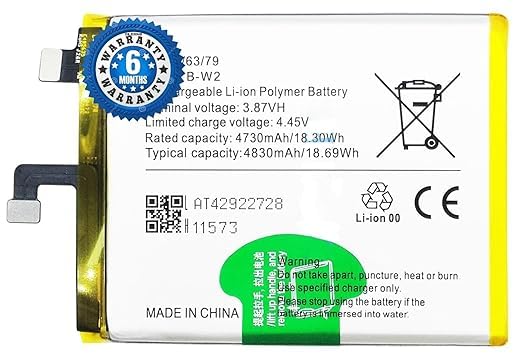 Image of Original B-W2 Battery for Vivo V25 Pro V2158 Battery with 6 Month Warranty****(H219)