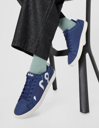 Image of Lee Cooper Men Printed Low-Top Shoes | Navy | LC7236A 9 UK