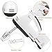 Showvigor Electric Hand mixer - 7 Adjustable Speed 180W Handheld Mixer Electric Whisk with 5 Stainless Steel Accessories, Turbo Boost/Self-Control Speed + Eject Button Food Beater for Cakes Eggs