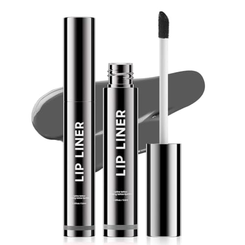 Image of Lip Stain Peel Off Lip Liner for Vibrant Lip Color Makeup (#06 Black)