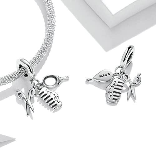 Abalorio de olla de plata 925 compatible con pulsera para amantes de la cocina 3