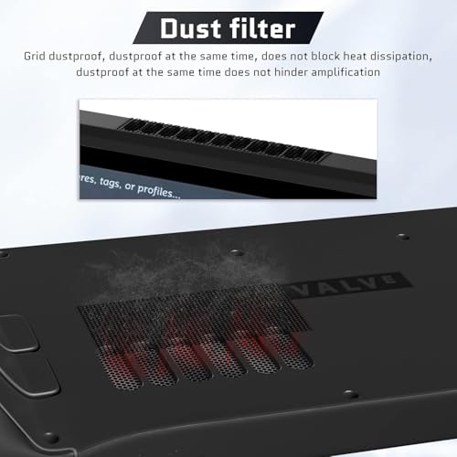 Image of New World Dust Proof Kit for Steam Deck, Protective Accessories for Steam Deck with Protective Sticker, Dust Plugs, Dust Cover, Rocker Caps, Accessories for Steam deck