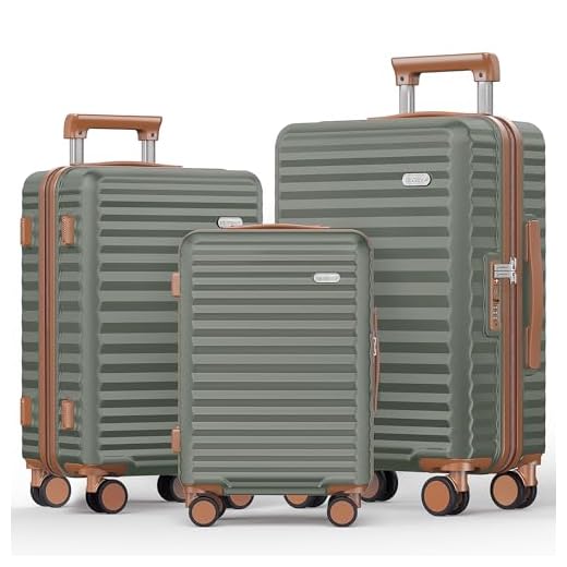 What are double spinner wheels on luggage SHOWKOO 3 Piece Hardside Luggage Set