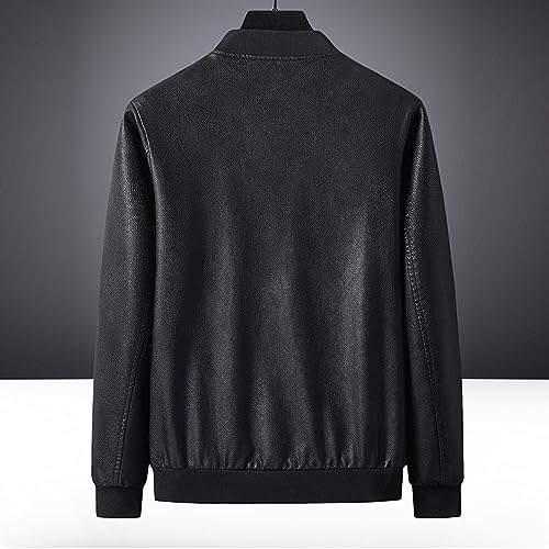 Chaqueta Bomber de Cuero Sintético para Hombre miniatura 2