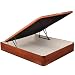 Pikolin Naturbox Cama/baúl, madera, rojo cereza, 135 x 190 cm
