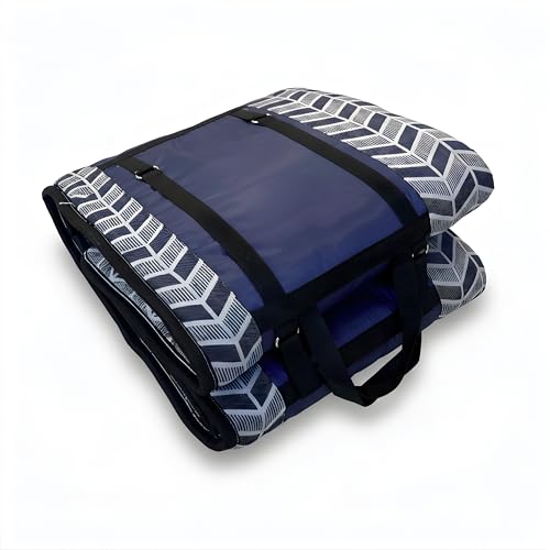 Image of FITMAT Premium Foldable Floor Mattress for Sleeping | Compact & Portable Folding Bedding with Carry Straps | Lightweight Mat Topper for Home, Yoga, Travel & Guests (35 * 75)