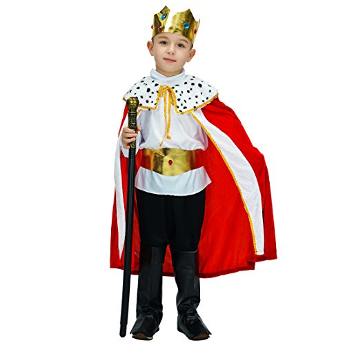 flatwhite Boy Regal King/Prince Child Costume (4-6 Years)