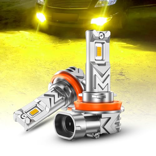 SEALIGHT H8 H16 H11 17000LM Yellow Fog Lights