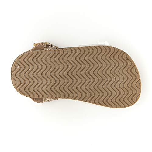 Carter's Girl's Ella Hook and Loop Sandal, White, 11 Little Kid3