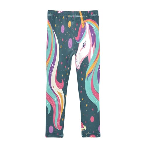 Toddler Girls Leggings Printed Yoga Pants Leggings Cuteness Unicorns Cosmos for Kids2