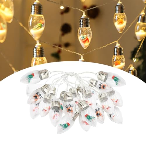 Luces navideñas de 3 M con bombillas LED para interiores sin calor 3