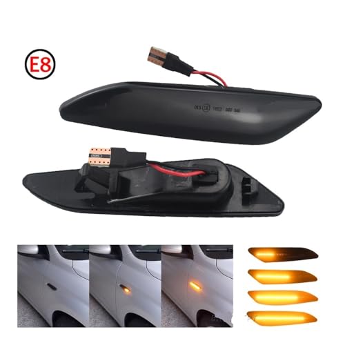 Luces laterales dinámicas de flecha para Alfa Romeo 156 ideales para conducción urbana 2