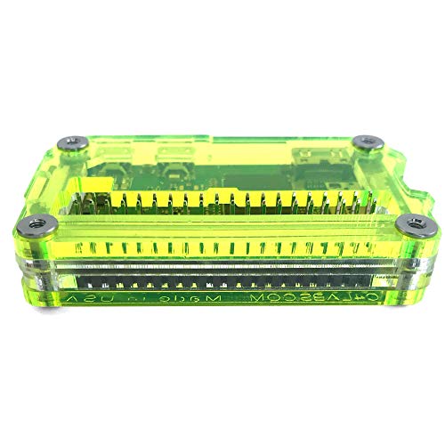 Zebra Zero Case For Raspberry Pi Zero & Zero Wireless - Laser Lime Gpio #TOP2