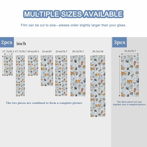 Vinilo decorativo para ventana 17.7"x78.7" blanco miniatura 5