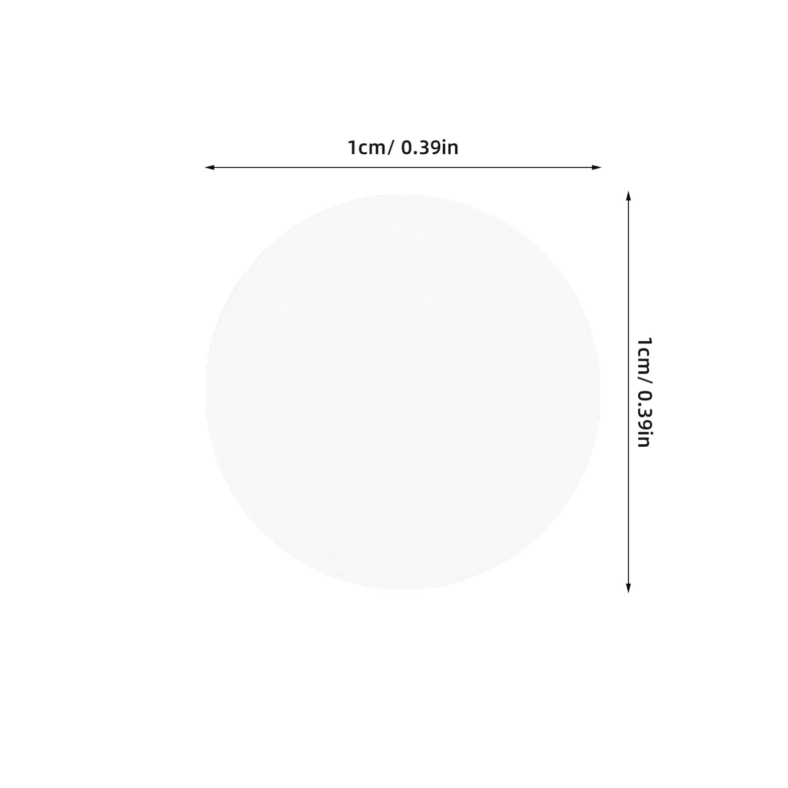 ERINGOGO 500Pcs Reusable Transparent Adhesive Dots Strong Double Sided for Wall Hanging Crafts and DIY Projects Traceless Removable Compatible