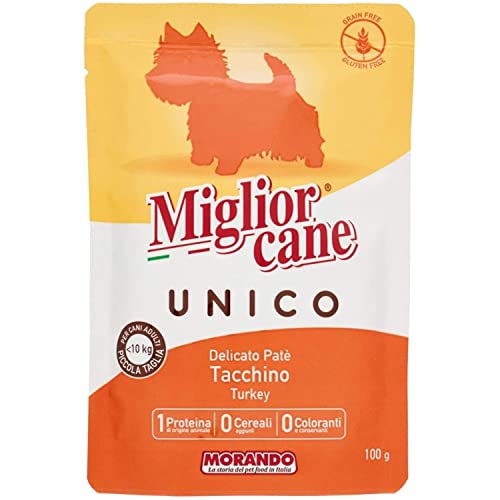 Migliorcane Unico paté 100% Turkey