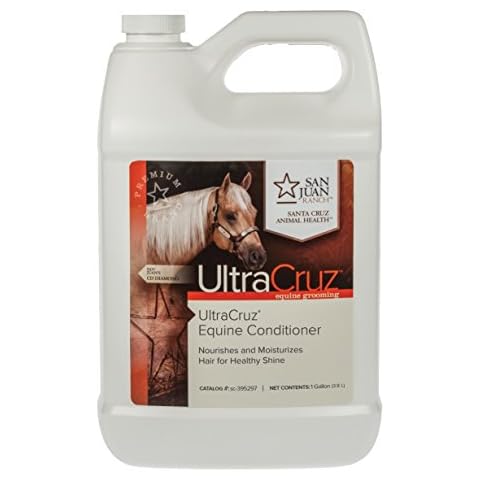 UltraCruz sc-395297 Equine Conditioner for Horses, 1 Gallon, White Cover