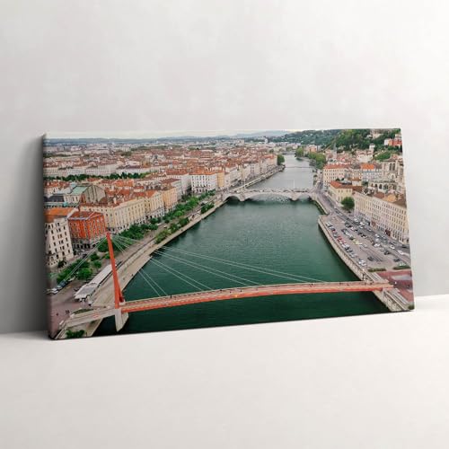 Imprimé sur toile Pont Bonaparte Wallfluent 120x60cm - Réveillez un intérieur terne