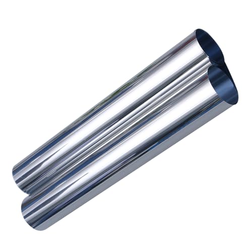 Vinilo Protector para Ventanas Plata Gris 196.85x19.69 pulg miniatura 1
