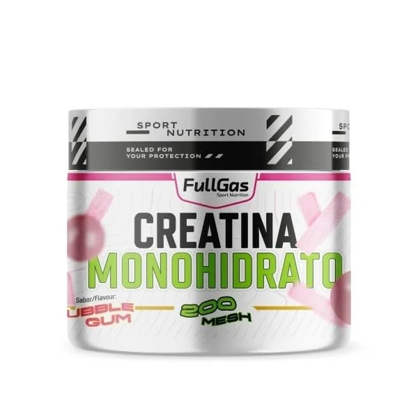 Creatina Monohidrato 200Mesh - Fullgas (250 gr, Bubblegum)