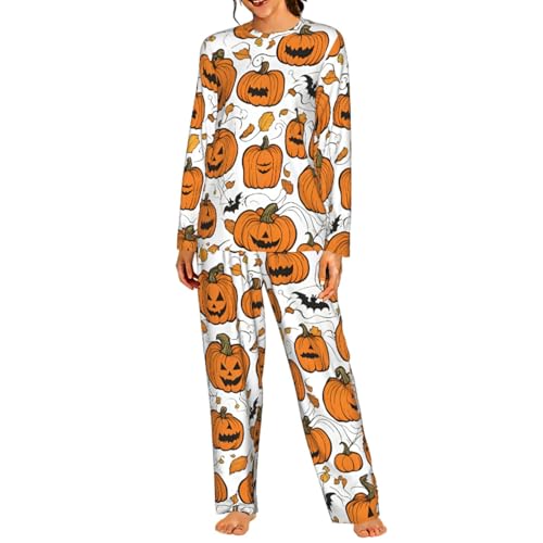 Ensemble pyjama à manches longues pour femme confortable et élastique