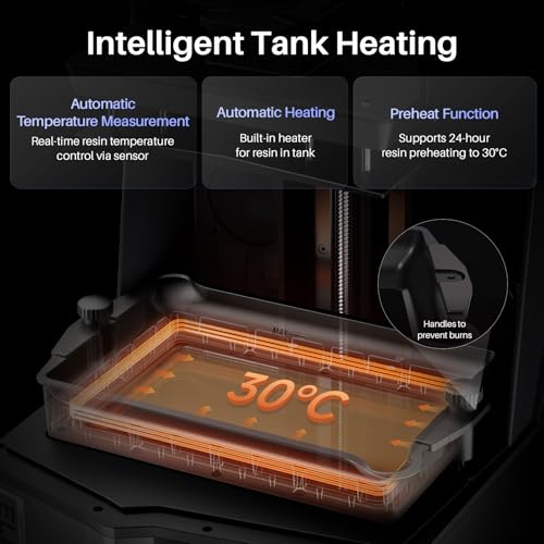 ELEGOO Saturn 4 Ultra 16K Resin 3D Printer, Fast Printing up to 150mm/h, 16K Ultra High Resolution, Automatic Leveling, Smart Mechanical Sensor, AI Camera, Large Printing Size 211.68*118.37*220mm³ - Image 5