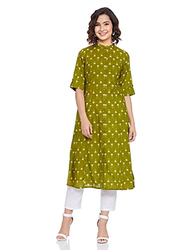 Image of Ayukta Women's Cotton Regular Kurti