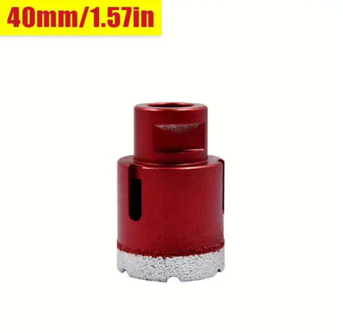 Diamond Drill Bit Brazed Core, Hole Saws, Diamond Drill Bits for Porcelain Tiles DIY Projects, and Construction Installation (40mm) - Image 3