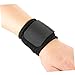 DEARMAMY 2Pcs Wrist Compression Wraps Black Wrist Support for Fitness Weightlifting Lightweight Hand Brace for Relief All Day Comfort Stabilization