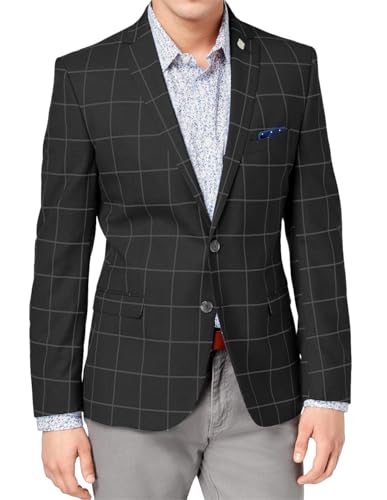 【THE MOZZ】Conlin Daddy Fit 3 Button Check Jacket 41cwyjVPyBL.jpg