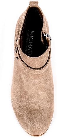 Michael By Michael Shannon Womens Zoeyy High Heel Bootie Shoes, Taupe, US 11 | Image 5