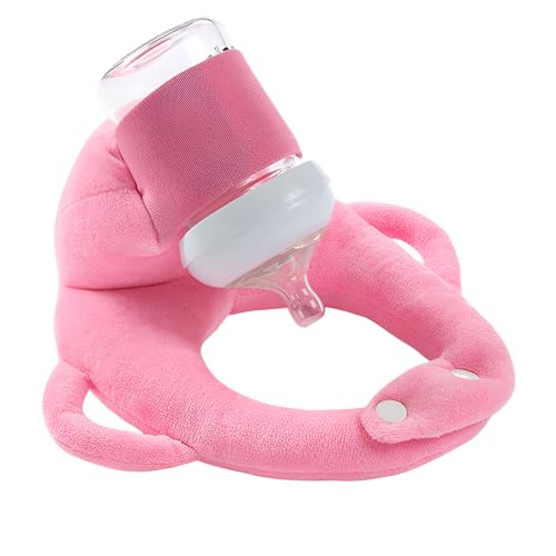 [pronala]2025新 哺乳瓶ホルダー ハンズフリー 【現役保育士推奨】吐き戻し防止 15°傾斜 ミルク エルゴ 洗濯OK&サイズ調整可能 自己給餌 サイズ調整 通気性 授乳クッション 授乳枕 子育て 新生児 セルフ 子育て応援クッション