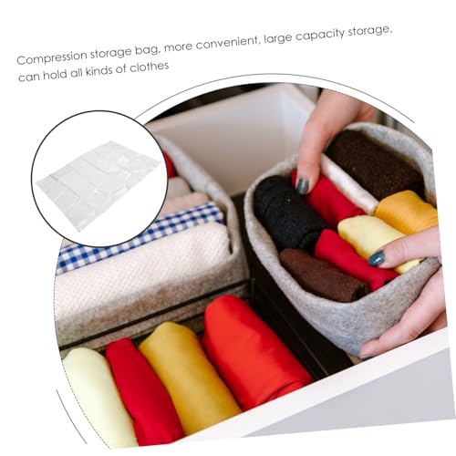 Pochette de rangement sous vide matelas réutilisable housse compression vêtements - 4