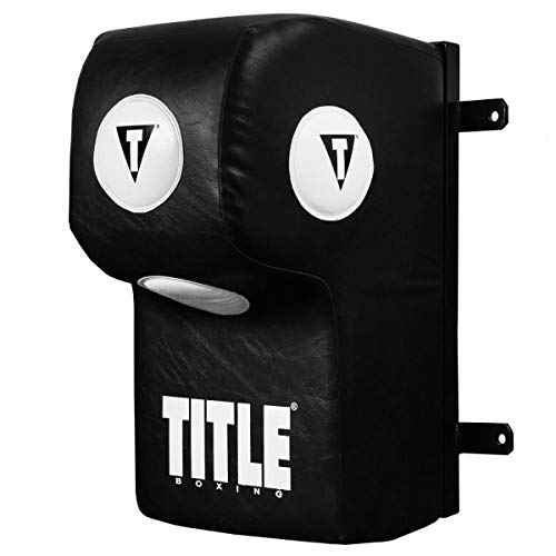 TITLE Boxing Wall Mount Menace Training Bag - Uppercut Bag, Angle Punching Bag