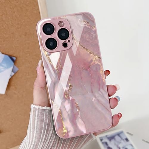 Coque en Verre trempé pour iPhone 12 Pro Finition Rose