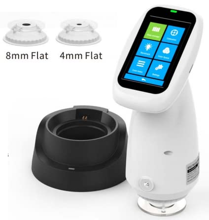 Double Aperture Spectrocolorimeter Colorimeter Color Difference Test Instrument with Φ8mm Φ4mm Flat Aperture Measured Reflectance Range 0-200% Reflectance Resolution 0.01%