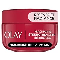 Olay Niacinamide Face Moisturizer, Strong & Firm Cream for Women, Anti-Aging, Anti-Wrinkle, Firming Skin Care, Evens, Hydrates to Repair Barrier, Recyclable Sustainable Eco Jar, Non-Greasy, 2 oz