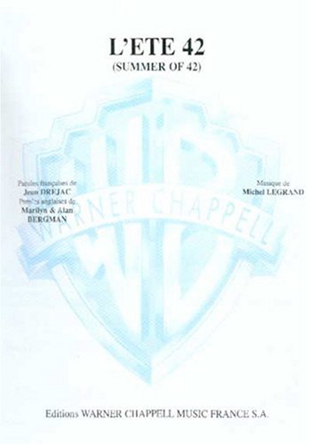 L'été 42 (Summer Of 42) - Piano/Chant - Carisch.