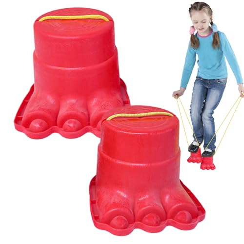 Zancos de equilibrio – Juguete para escalonar zapatos, 1 par de piedras de equilibrio para niños, máquina de escalones | Juguetes de ejercicio de desarrollo de habilidades motoras con peso para recreo