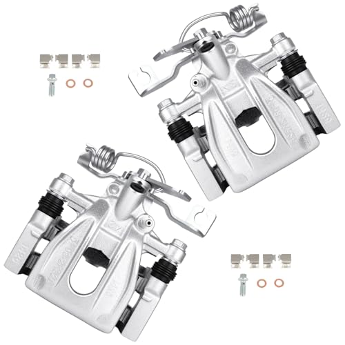 Image of cciyu 18B4946 18B4947 Rear Left & Right Brake Calipers With Bracket For Ford For Five Hundred /For Freestyle /For Taurus /For Taurus X,For Mercury For Montego /For Sable