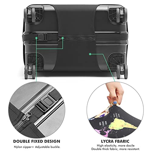 Suitcase Cover 18-32 Inch Bamboo Charcoal Fiber Luggage Cover Polyester Clear Travel Luggage Trolley Case Cover Protector