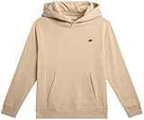 AEROPOSTALE Boys' Sweatshirt - Cozy Soft Cotton Blend Fleece Casual Pullover Graphic Hoodies for Boys (Sizes: 4-16), Size 10-12, Irish Cream