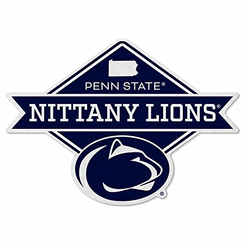 Rico Industries NCAA Penn State Nittany Lions Diamond Shape Cut Pennant - Home and Living Room Décor - Soft Felt EZ to Hang