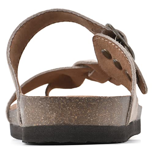 Image of WHITE MOUNTAIN Women's Crawford Signature Comfort Molded Footbed Braided Sandal