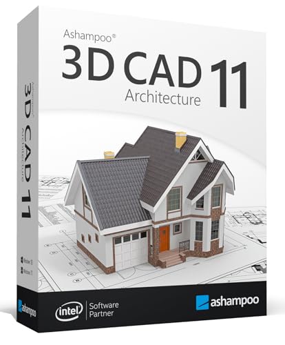 3­D CAD Architecture 11⁠ - design Software for house, garden, balcony, photovoltaic, walls - 2D 3D objects for Win 11, 10