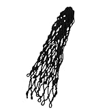 Dioche 1/4 Size P6PCS Billiards Mesh Bag Set - Durable Cotton Thread Billiards Table Pocket for Pool Tables - Perfect Replacement for Your Game - Fits Various Styles (Black)